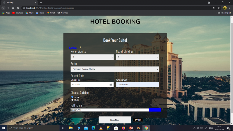 Hotel Management System